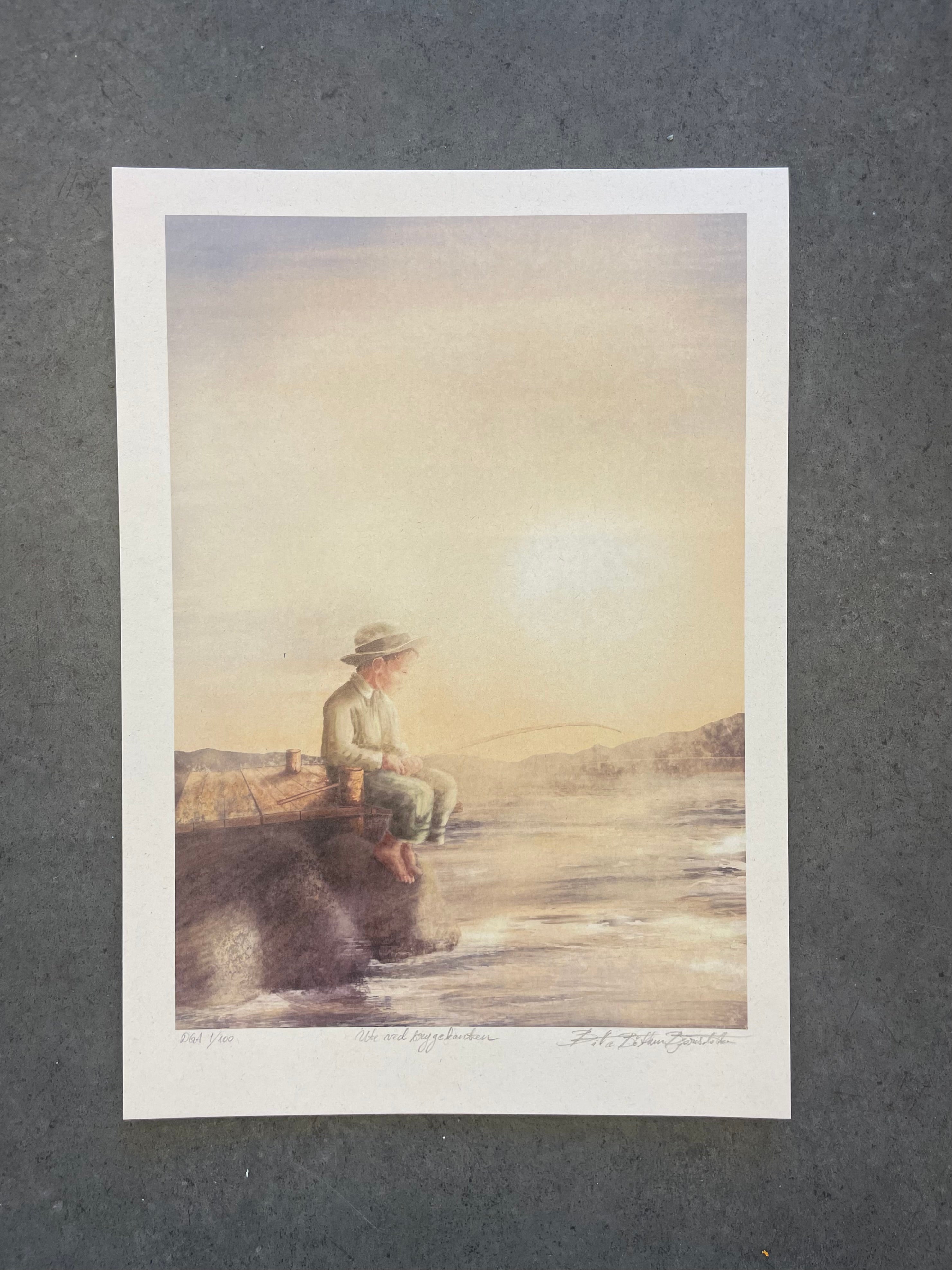 Ute på bryggekanten