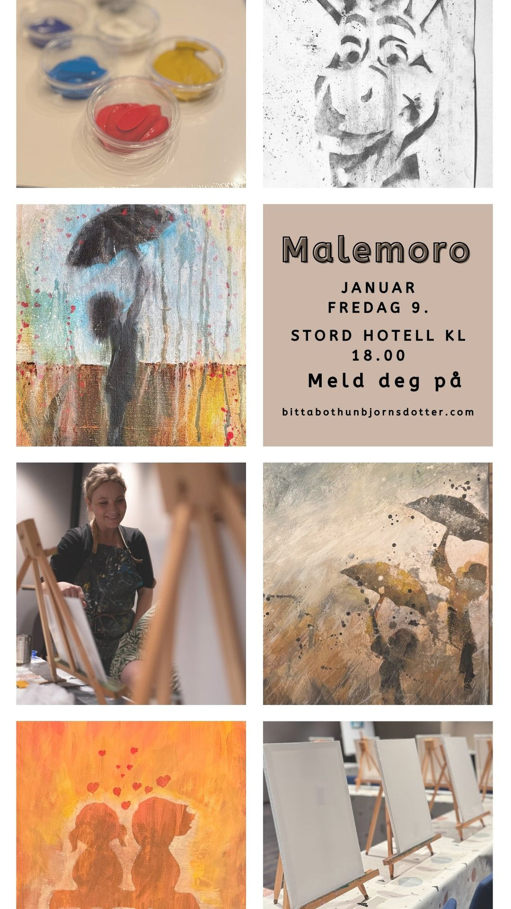 Malemoro på Stord Hotell 9. Januar