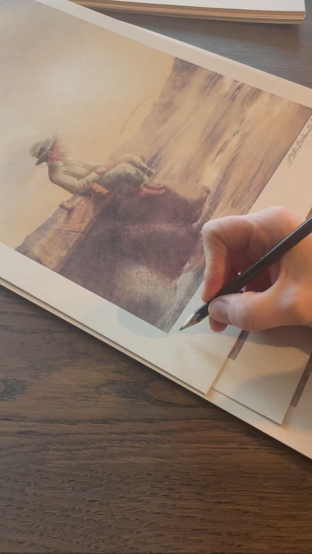 Ute på bryggekanten